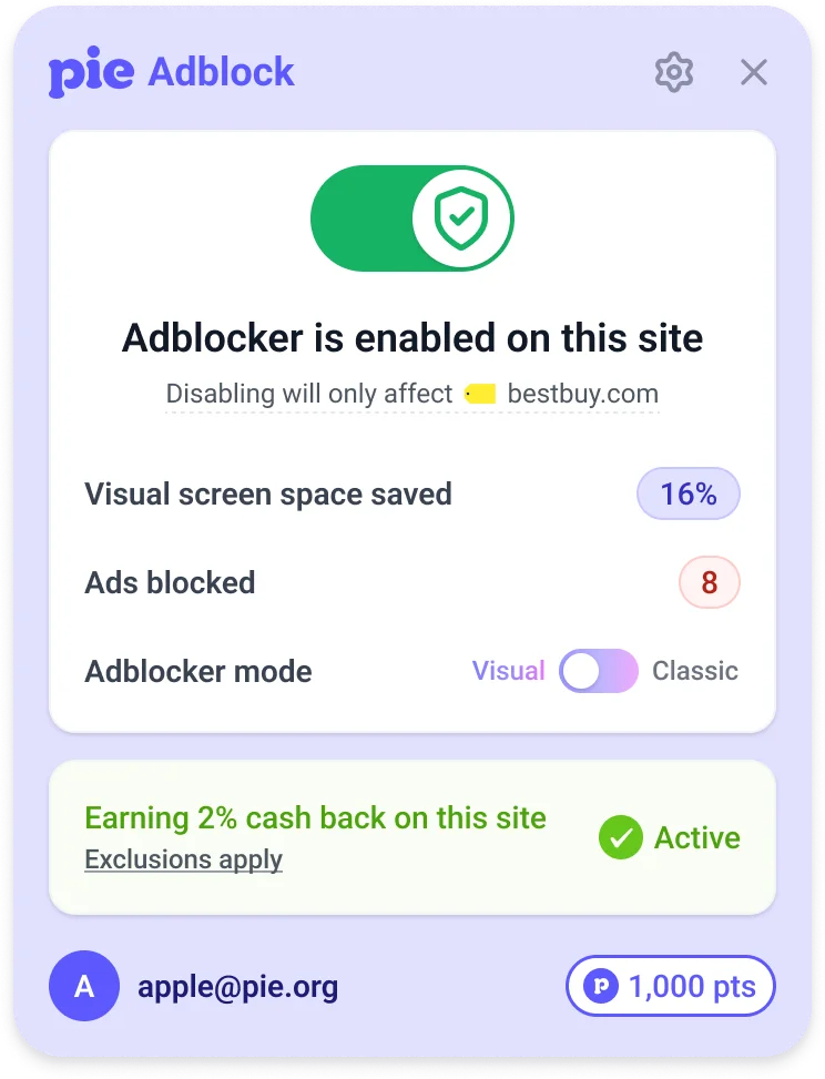 Adblock Popover